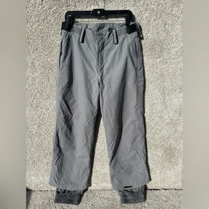 Bonfire Snow Board Pants Mens Medium Gray Waterproof Size 33x30